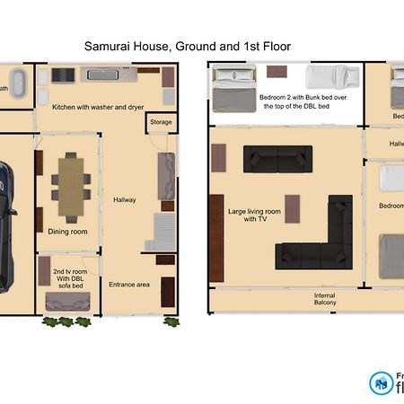 Samurai House - Large Family House, West Shinjuku Токио Экстерьер фото